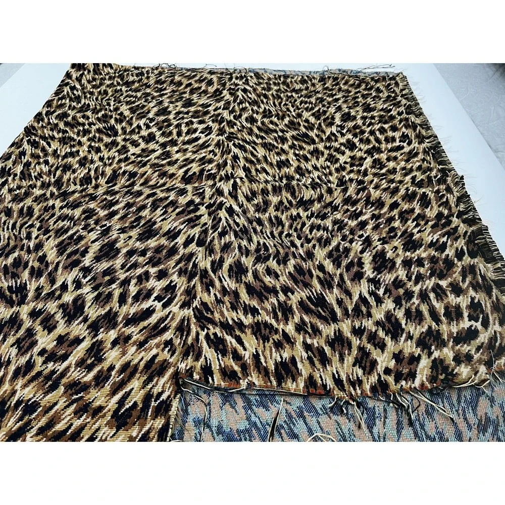 Animal Print Leopard Upholstery Fabric‎ 3/4 yard